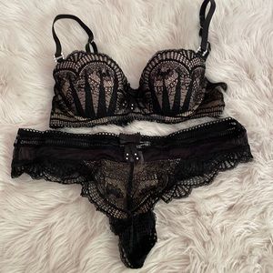 NEW Pleasure State 3pc Bra & Panty Set